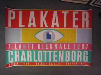 PLAKATER 7.LATHI BIENNALE 1987 - CHARLOTTENBORG