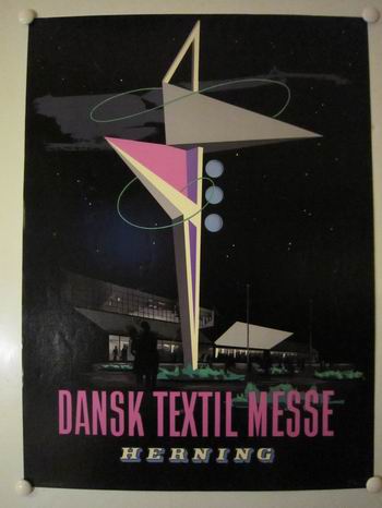 DANSK TEXTIL MESSE - HERNING - org plakat - sold