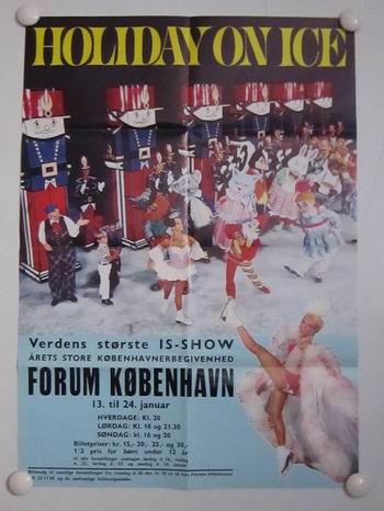 HOLIDAY ON ICE - FORUM K�BENHAVN - org. plakat