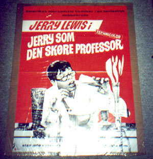The nutty professor - vintage poster