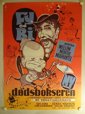 FY OG BI - DØDSBOKSEREN - org vintage movie poster