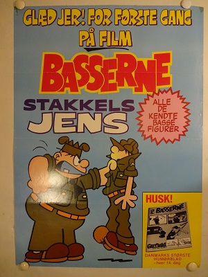 BASSERNE - STAKKELS JENS - org filmplakat