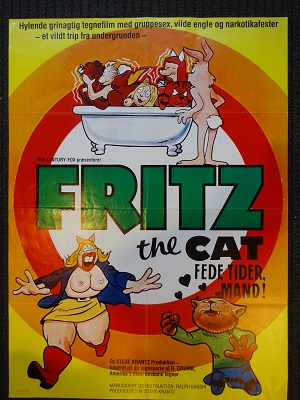 FRITZ THE CAT - org cartoon movieposter
