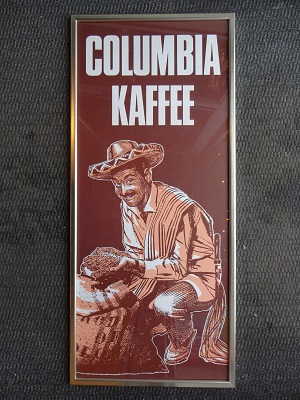 COLUMBIA KAFFEE - org vintage poster