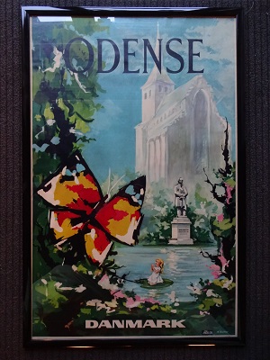 ODENSE - DANMARK - org vintage poster