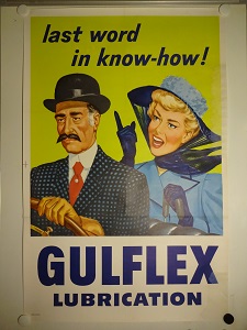 THE LAST WORD IN KNOW HOW - GULFLEX LUBRICATION - org vintagepos
