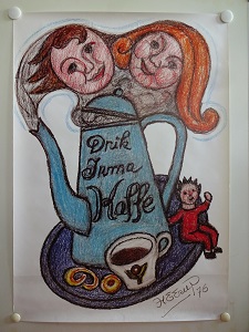 DRIK IRMA KAFFE - org 70´s poster