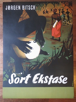SORT EKTASE - JØRGEN BITCH - org vintage poster