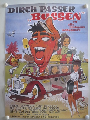 DIRCH PASSER "BUSSEN" - org vintage movieposter