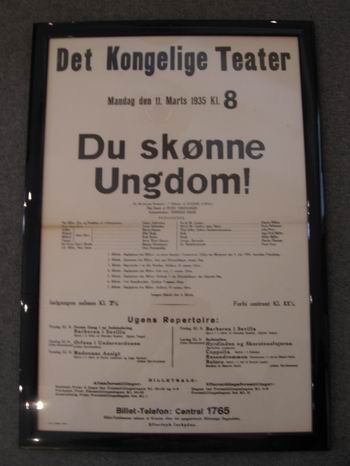 Det Kongelige Teater - DU SK�NNE UNGDOM