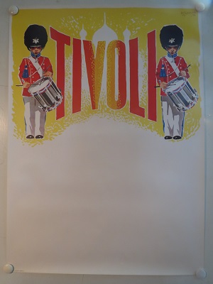 TIVOLI 1956 - vintage poster by Thor Bøgelund