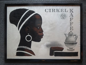 CIRKEL KAFFE - org vintage poster