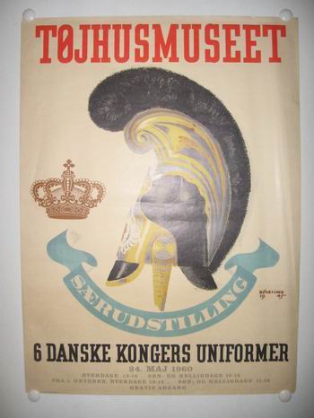T�jhusmuseet  6 Danske Kongers Uniformer 1960
