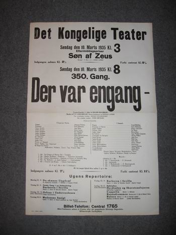 Det Kongelige Teater - DER VAR ENGANG