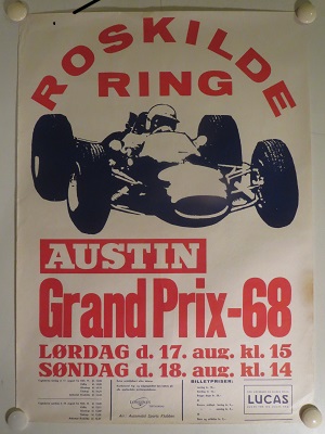 ROSKILDE RING - AUSTIN GRAN PRIX-68 17 OG 18 AUG - org vintage p
