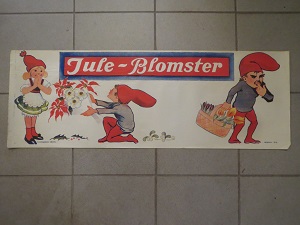 JULE-BLOMSTER - org plakat