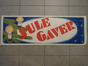 JULE GAVER - org plakat
