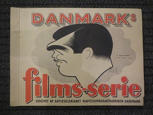 DANMARKS FILMS SERIE - vintage collectors card book