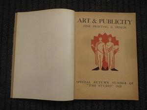 ART & PUBLICITY Fine Printing and Design - vintage poster book