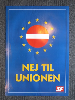 NEJ TIL UNIONEN - SF - vintage poster