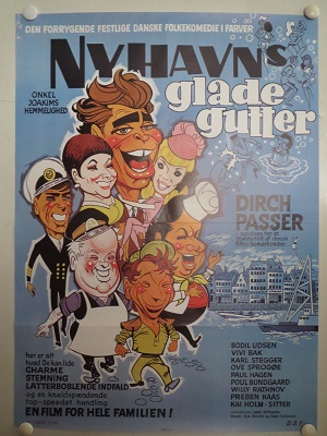 NYHAVNS GLADE GUTTER -  vintage movie poster