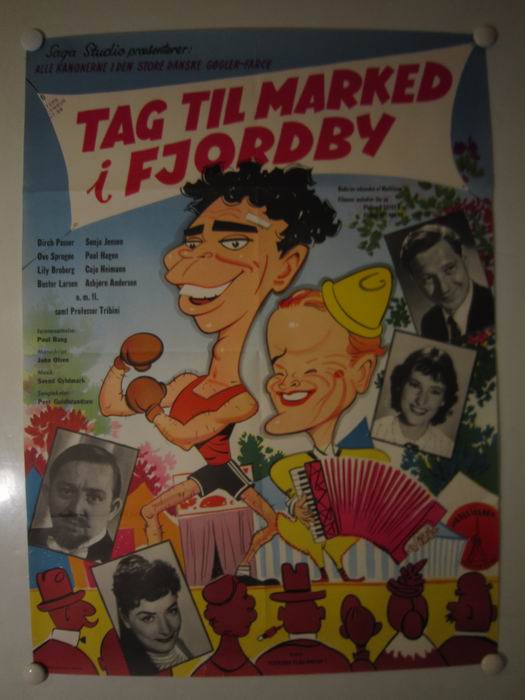 TAG TIL MARKED i FJORDBY - vintage movie poster