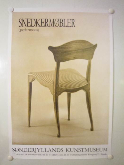 SNEDKER MØBLER PEDER MOOS - vintage poster