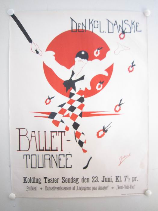 DEN KGL. DANSKE BALLET-TURNEE´- KOLDING TEATER - org vintage po