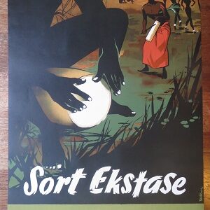 SORT EKTASE - JÆRGEN BITCH - org vintage poster