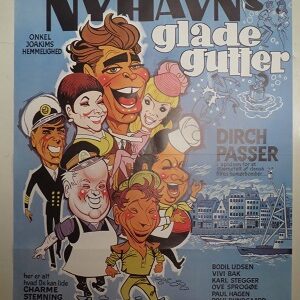 NYHAVNS GLADE GUTTER -  vintage movie poster