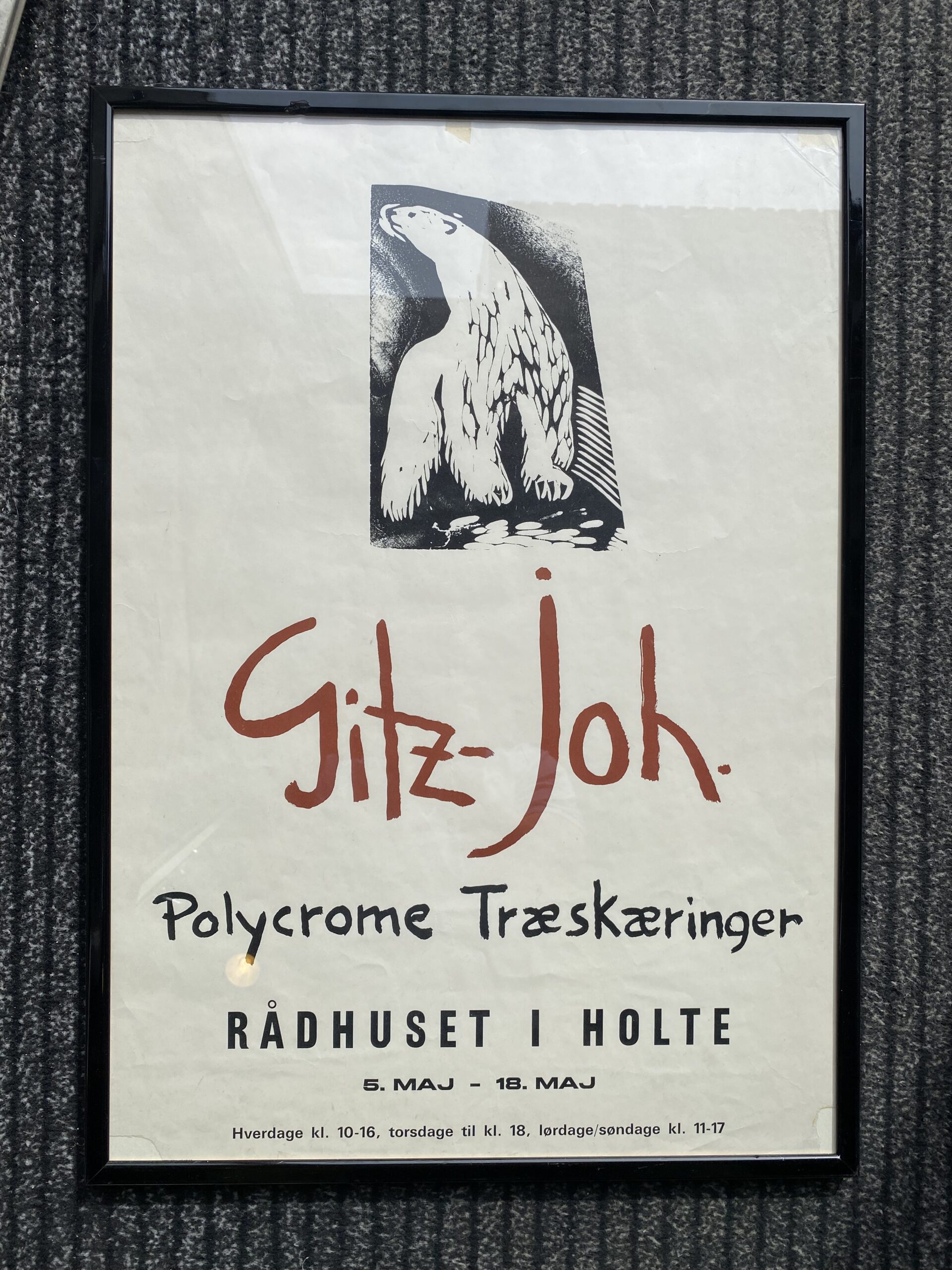 Gitz Johansen - Grønlandsk plakat - Billede 2