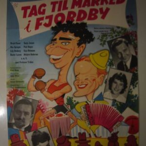 TAG TIL MARKED i FJORDBY - vintage movie poster