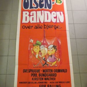 OLSENBANDEN OVER ALLE BJERGE nr 13 - - org filmplakat SOLD