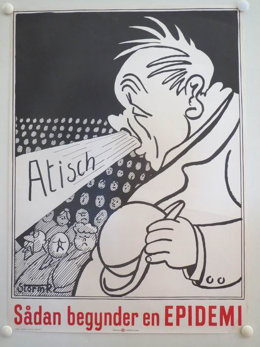 Sådan begynder en EPIDEMI- VINTAGE POSTER